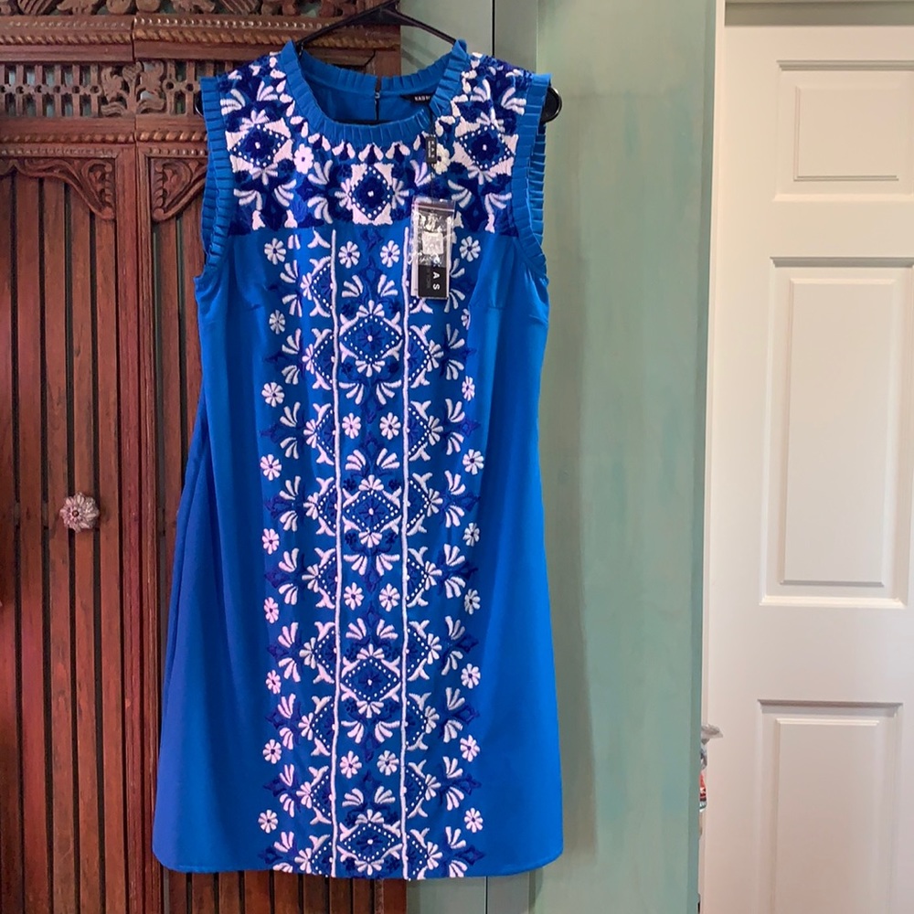 KAS New York Embroidered/Embellished Dress